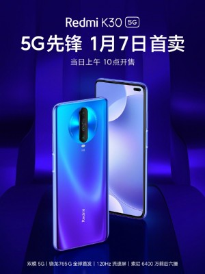 Redmi K30 5G launch date finally announced - it is January 7