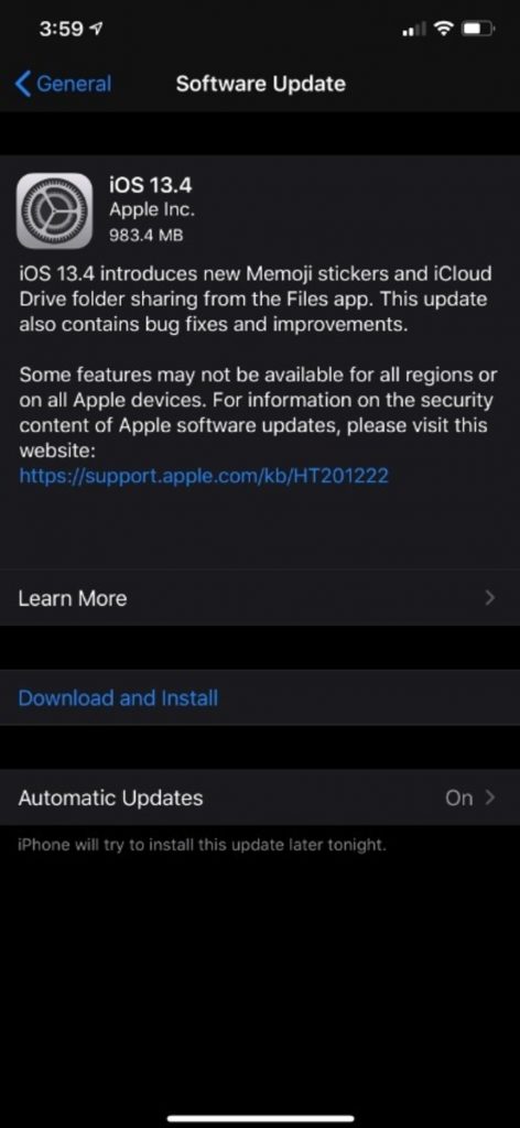 蘋果發(fā)布了iOS 13.4和ipadOS 13.4,并加入了一些很棒的功能和bug修正