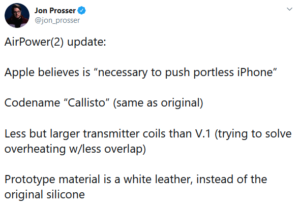 傳聞:iPhone 12 Pro可能會變成無端口的,解釋說重新對AirPower的興趣